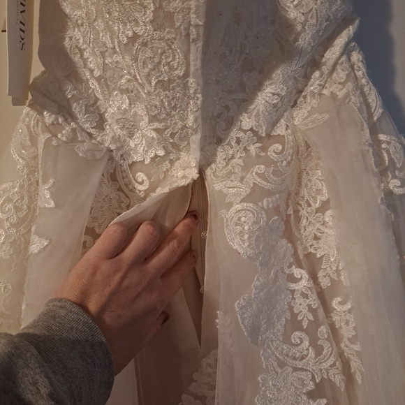 David's Bridal Wedding Gown - Picture 6 of 10